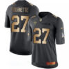 Men’s Jacksonville Jaguars #27 Leonard Fournette Anthracite Gold 2016 Salute To Service Stitched NFL Nike Limited Jersey
