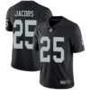 Raiders #25 Josh Jacobs Black Team Color Men’s Stitched Football Vapor Untouchable Limited Jersey