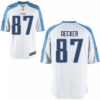 Men’s Tennessee Titans #87 Eric Decker White Road Stitched NFL Nike Game Jersey