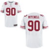 Men’s San Francisco 49ers #90 Earl Mitchell White Road Stitched NFL Nike Elite Jersey