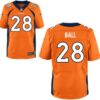 Nike Denver Broncos #28 Montee Ball 2013 Orange Elite Jersey