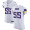 Men’s Nike Minnesota Vikings #55 Anthony Barr White Stitched NFL Vapor Untouchable Elite Jersey