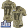 #87 Limited Rob Gronkowski Camo Nike NFL Women’s Jersey New England Patriots 2018 Salute to Service Super Bowl LIII Bound