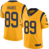 Nike Rams #89 Tyler Higbee Gold Men’s Stitched NFL Limited Rush Jersey