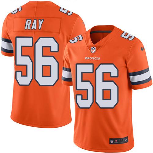 Nike Broncos #56 Shane Ray Orange Men’s Stitched NFL Limited Rush Jersey