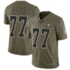 Nike New Orleans Saints #77 Willie Roaf Olive Men’s Stitched NFL Limited 2017 Salute To Service Jersey