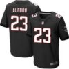 Men’s Atlanta Falcons #23 Robert Alford Black Alternate NFL Nike Elite Jersey