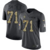 Men’s Minnesota Vikings #71 Andre Smith Black Anthracite 2016 Salute To Service Stitched NFL Nike Limited Jersey