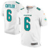 Nike Miami Dolphins #6 Jay Cutler White Men’s Stitched NFL New Elite Jersey