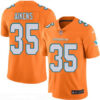 Men’s Miami Dolphins #35 Walt Aikens Orange 2016 Color Rush Stitched NFL Nike Limited Jersey