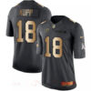 Men’s Los Angeles Rams #18 Cooper Kupp Anthracite Gold 2016 Salute To Service Stitched NFL Nike Limited Jersey