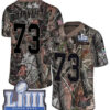 #73 Limited John Hannah Camo Nike NFL Youth Jersey New England Patriots Rush Realtree Super Bowl LIII Bound