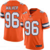 Men’s Denver Broncos #96 Vance Walker Orange 2016 Color Rush Stitched NFL Nike Limited Jersey