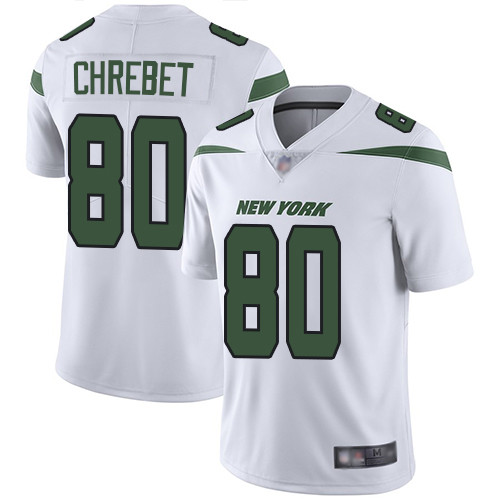 New York Jets #80 Wayne Chrebet White Men’s Stitched Football Vapor Untouchable Limited Jersey