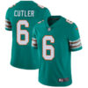 Nike Miami Dolphins #6 Jay Cutler Aqua Green Alternate Men’s Stitched NFL Vapor Untouchable Limited Jersey