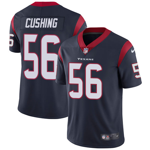 Nike Houston Texans #56 Brian Cushing Navy Blue Team Color Men’s Stitched NFL Vapor Untouchable Limited Jersey