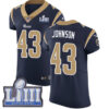#43 Elite John Johnson Navy Blue Nike NFL Home Men’s Jersey Los Angeles Rams Vapor Untouchable Super Bowl LIII Bound