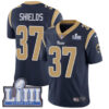 #37 Limited Sam Shields Navy Blue Nike NFL Home Men’s Jersey Los Angeles Rams Vapor Untouchable Super Bowl LIII Bound