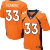 Nike Denver Broncos #33 Duke Ihenacho 2013 Orange Elite Jersey