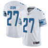 Nike Men’s Detroit Lions #27 Glover Quin Vapor Untouchable Limited White Road Jersey