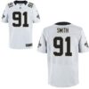 Men’s New Orleans Saints #91 Will Smith White Retired Player NFL Nike Elite Jersey