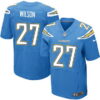 Men’s San Diego Chargers #27 Jimmy Wilson Light Blue Alternate NFL Nike Elite Jersey