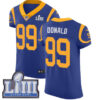 #99 Elite Aaron Donald Royal Blue Nike NFL Alternate Men’s Jersey Los Angeles Rams Vapor Untouchable Super Bowl LIII Bound