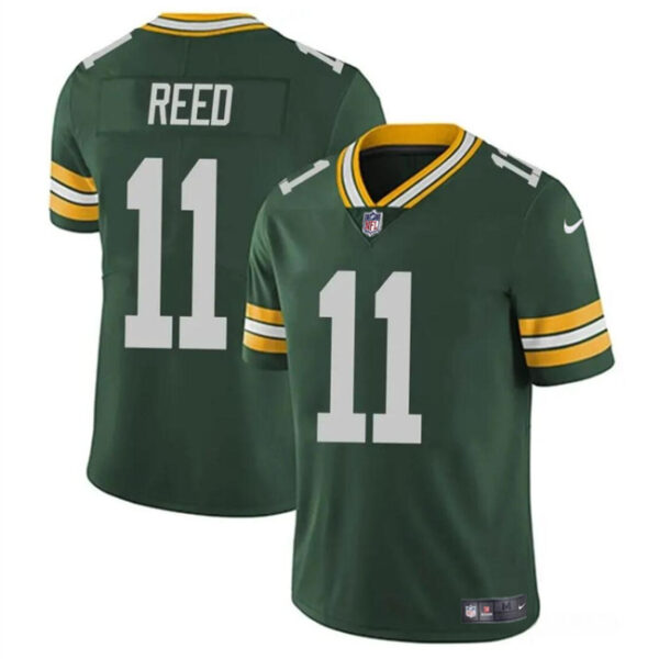 Men’s Green Bay Packers #11 Jayden Reed Green Vapor Untouchable Football Stitched Jersey