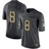 Men’s Houston Texans #8 Nick Novak Black Anthracite 2016 Salute To Service Stitched NFL Nike Limited Jersey