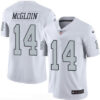 Men’s Oakland Raiders #14 Matt McGloin White 2016 Color Rush Stitched NFL Nike Limited Jersey
