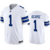 Men’s Dallas Cowboys #1 Jayron Kearse White 2023 F.U.S.E. Vapor Limited Football Stitched Jersey
