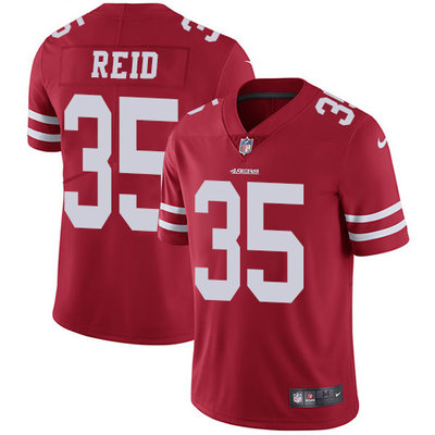 Nike San Francisco 49ers #35 Eric Reid Red Team Color Men’s Stitched NFL Vapor Untouchable Limited Jersey
