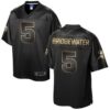 Nike Vikings #5 Teddy Bridgewater Pro Line Black Gold Collection Men’s Stitched NFL Game Jersey