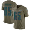 Nike Philadelphia Eagles #65 Lane Johnson Olive Men’s Stitched NFL Limited 2017 Salute To Service Jersey