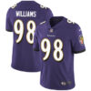 Nike Baltimore Ravens #98 Brandon Williams Purple Team Color Men’s Stitched NFL Vapor Untouchable Limited Jersey