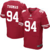 Nike San Francisco 49ers #94 Solomon Thomas Red Team Color Men’s Stitched NFL Elite Jersey