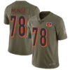 Nike Cincinnati Bengals #78 Anthony Munoz Olive Men’s Stitched NFL Limited 2017 Salute To Service Jersey