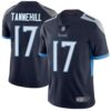Men’s Tennessee Titans 17 Ryan Tannehill Navy Vapor Untouchable Limited Jersey
