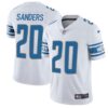 Nike Lions #20 Barry Sanders White Men’s Stitched NFL Limited Jersey