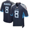 Men’s Tennessee Titans #8 Marcus Mariota Nike Navy New 2018 Game Jersey