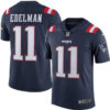 Men’s New England Patriots #11 Julian Edelman Nike Navy Color Rush Limited Jersey