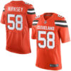 Nike Browns #58 Christian Kirksey Orange Alternate Men’s Stitched NFL New Elite Jersey