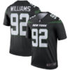 Nike Jets 92 Leonard Williams Black New 2019 Vapor Untouchable Limited Jersey