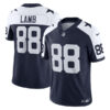 Men’s Dallas Cowboys #88 CeeDee Lamb Navy Thanksgiving 2023 F.U.S.E. Limited Stitched Football Jersey