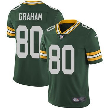 Nike Green Bay Packers #80 Jimmy Graham Green Team Color Men’s Stitched NFL Vapor Untouchable Limited Jersey
