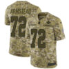 Nike Saints #72 Terron Armstead Camo Men’s Stitched NFL Limited 2018 Salute To Service Jersey