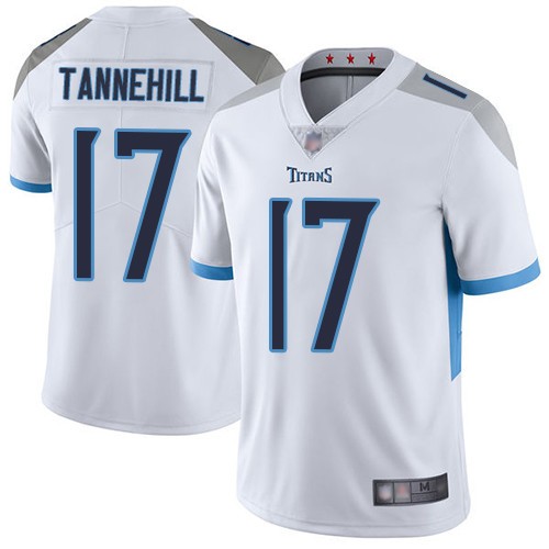 Men’s Tennessee Titans 17 Ryan Tannehill White Vapor Untouchable Limited Jersey