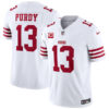 Men’s San Francisco 49ers #13 Brock Purdy White 2023 F.U.S.E. With 1-Star C Patch Vapor Untouchable Limited Football Stitched Jersey