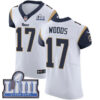 Men’s Los Angeles Rams #17 Robert Woods White Nike NFL Road Vapor Untouchable Super Bowl LIII Bound Elite Jersey
