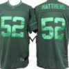 Nike Green Bay Packers #52 Clay Matthews Drenched Limited Green Jersey